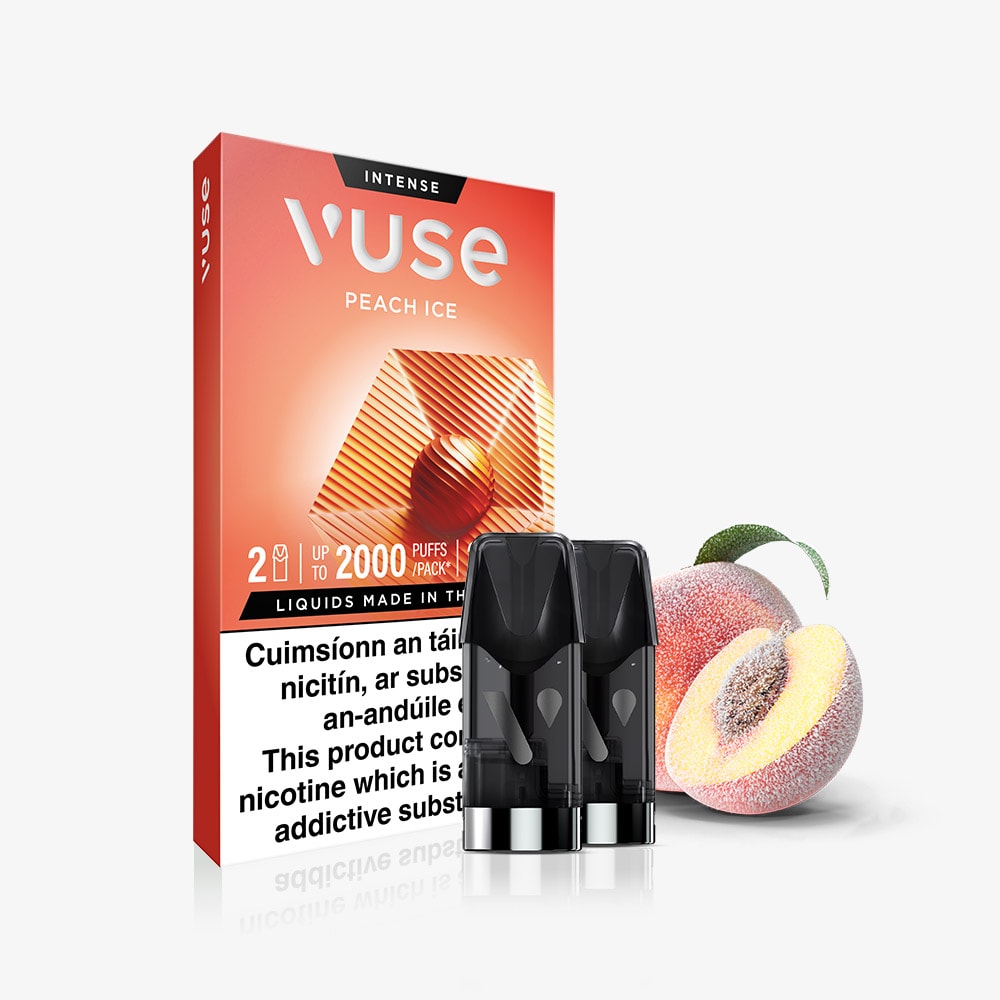 vuse fruit pods Peach Ice | Extra Intense Flavour Select Flavor ::Lush Ice NEW KITS Pulse X 25K -