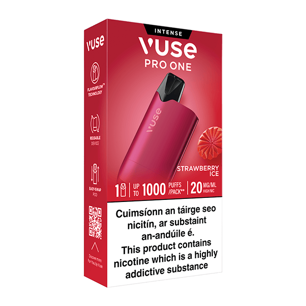 New Vuse Pro One Strawberry Ice Box Angle