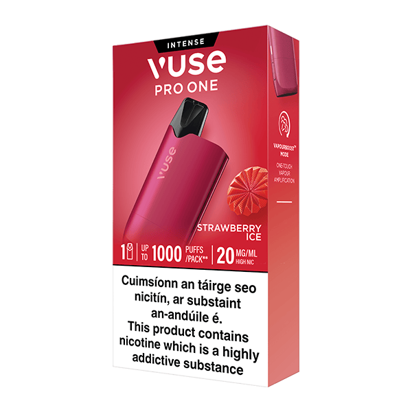 New Vuse Pro One Strawberry Ice Box Angle