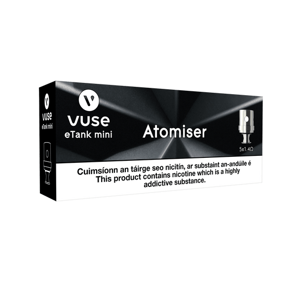 A box of Vuse eTank Mini atomisers