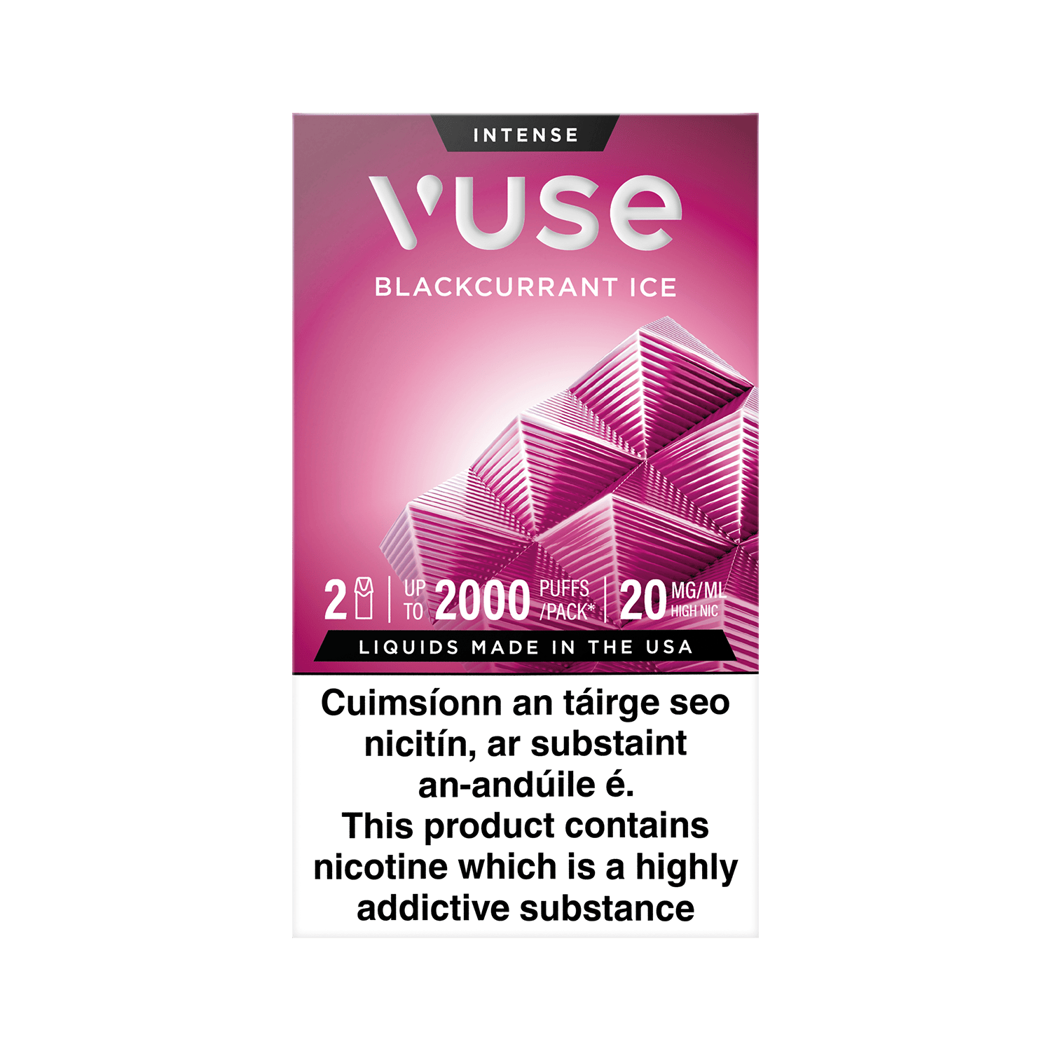 Vuse Pod Blackcurrant Ice Extra Intense