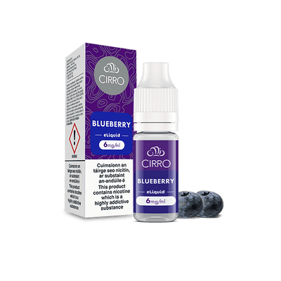 Cirro Blueberry eliquid bottle 6mg
