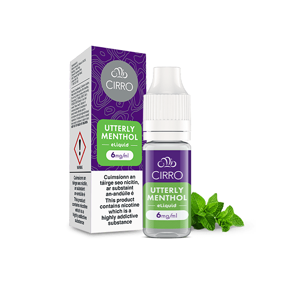 Cirro Utterly Menthol eliquid bottle 6mg