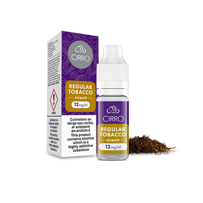Cirro Regular Tobacco eliquid bottle 12mg