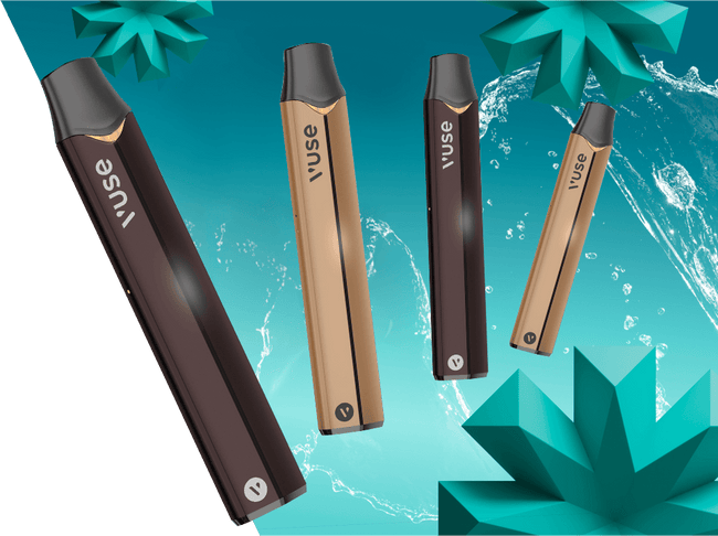 Vuse Pro device in gold and black