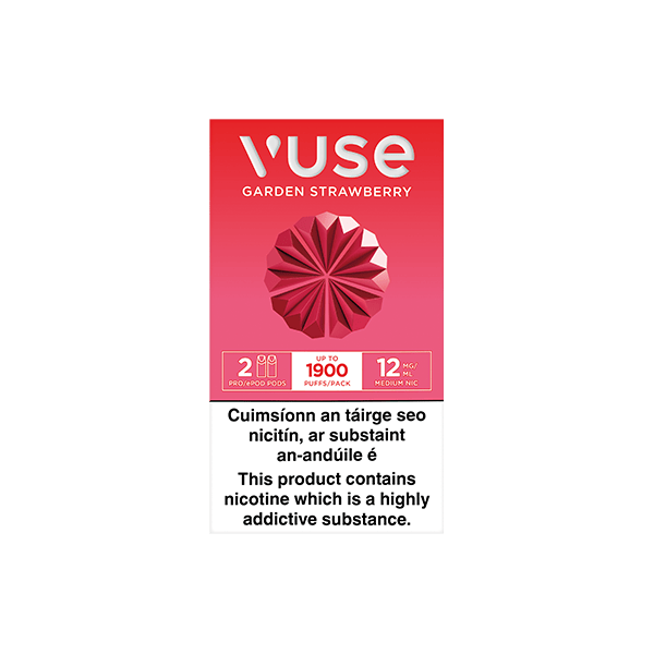 Vuse Pro Garden Strawberry Nic Salts eLiquid Pods