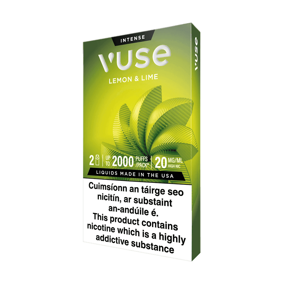 Lemon & Lime | Extra Intense Flavour Pods | Vuse IE Lemon & Lime | Extra Intense Flavour Pods | Vuse IE