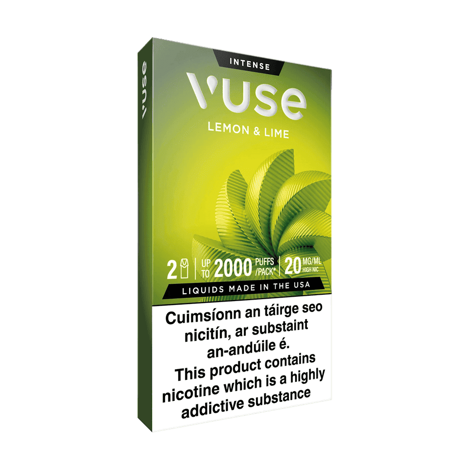Lemon & Lime Extra Intense Pods 20mg Angle