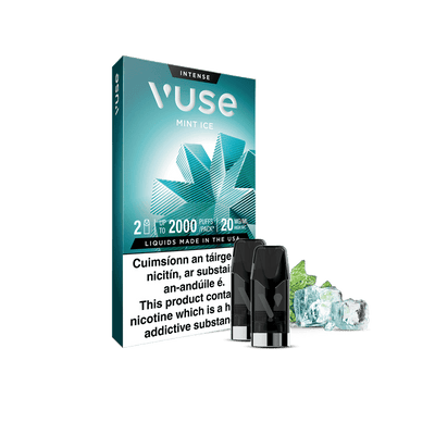 Vuse Extra Intense Mint Ice w/ Pods & Ice Cubes