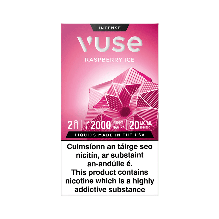 Raspberry Ice Intense Flavour Pods 20mg Front