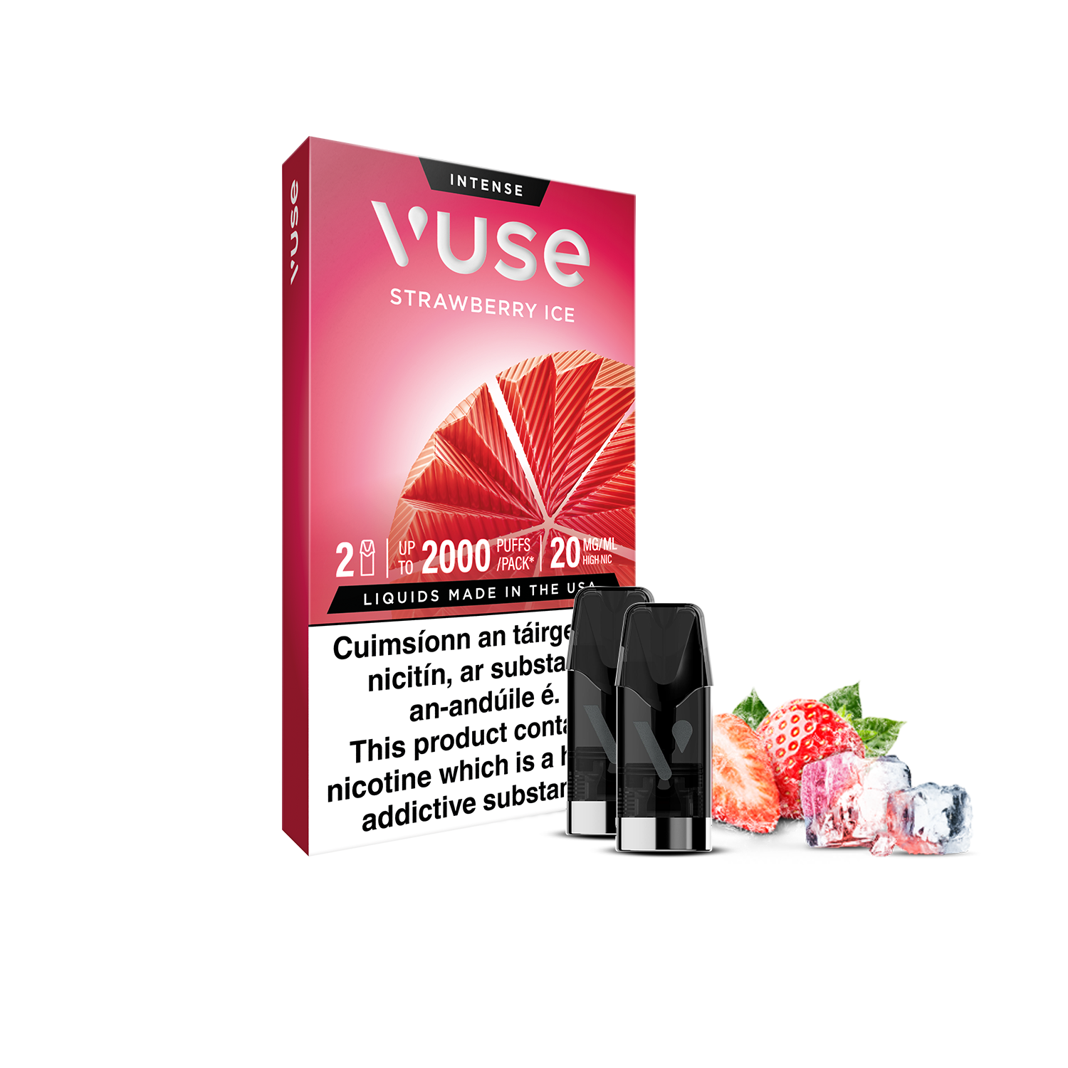 Vuse Pod Strawberry Ice Extra Intense