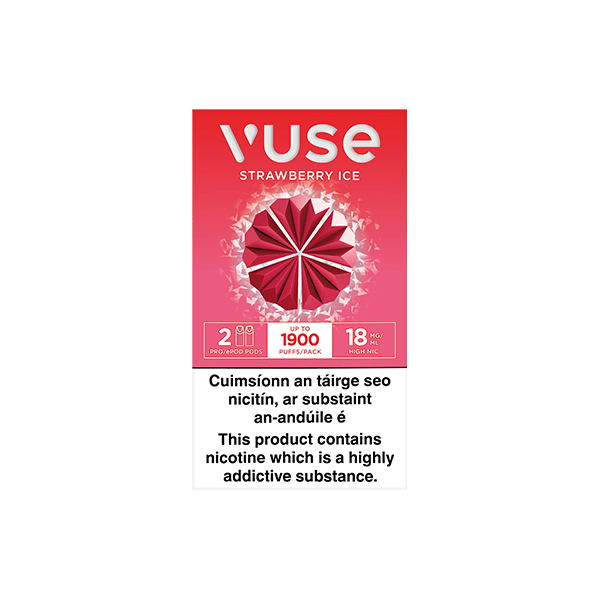 Vuse Pro Strawberry Ice Nic Salts eLiquid Pods