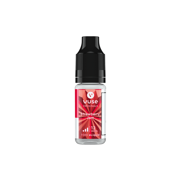 A Vuse Strawberry Jam eLiquid Bottle