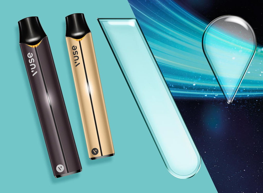 Black and Gold Vuse Pro Device