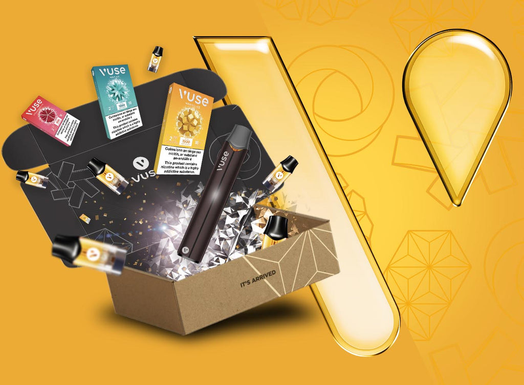 Vuse Pro device and pods subscription box 