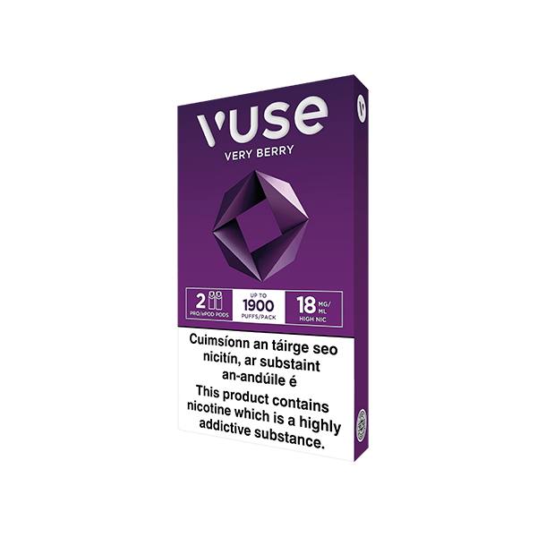 Vuse Pro Very Berry Nic Salts eLiquid Pods