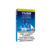 A Vuse Go 800 Blue Raspberry disposable vape package