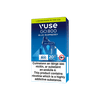 A Vuse Go 800 Blue Raspberry disposable vape package