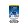 A Vuse Go 800 Blueberry Ice disposable vape package