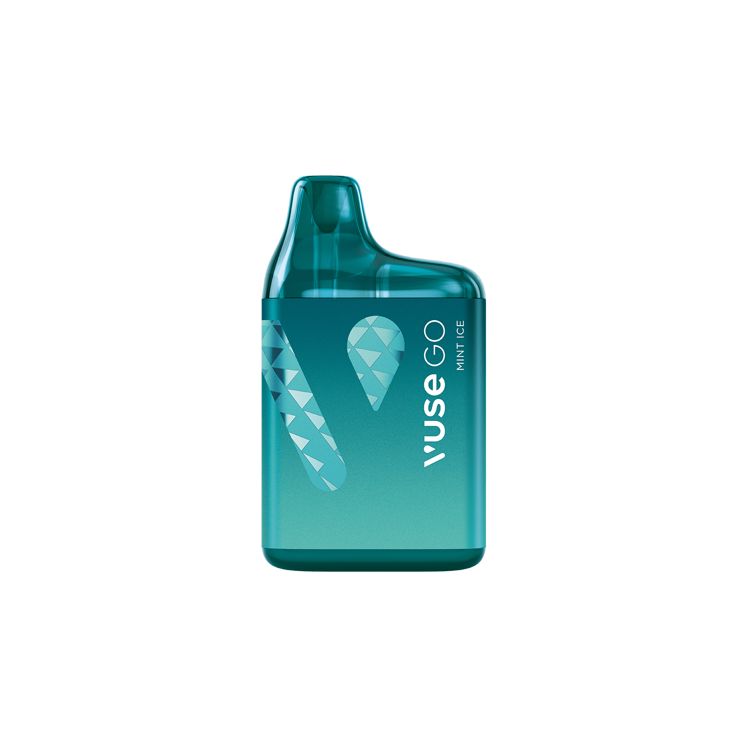 A Vuse Go 800 Mint Ice disposable vape