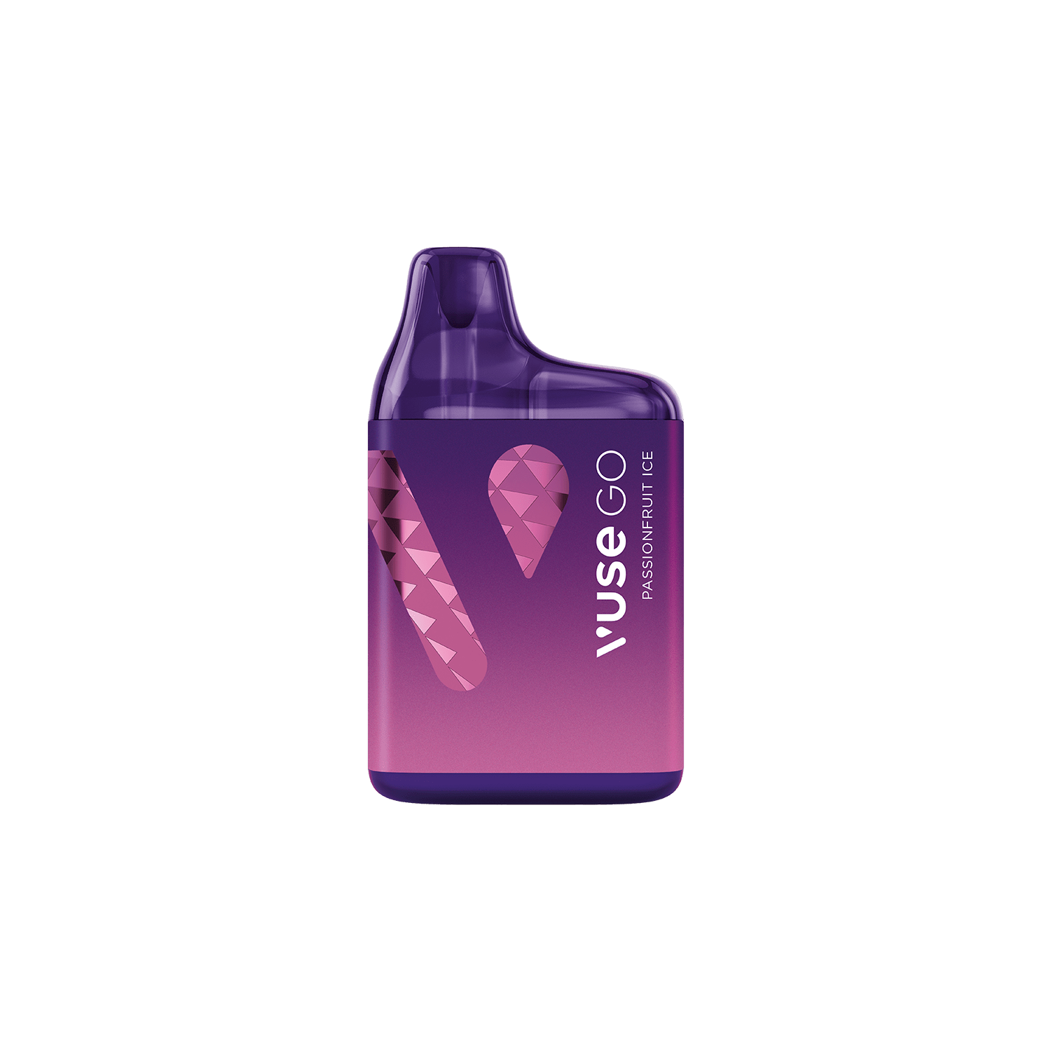 A Vuse Go 800 Passionfruit Ice disposable vape