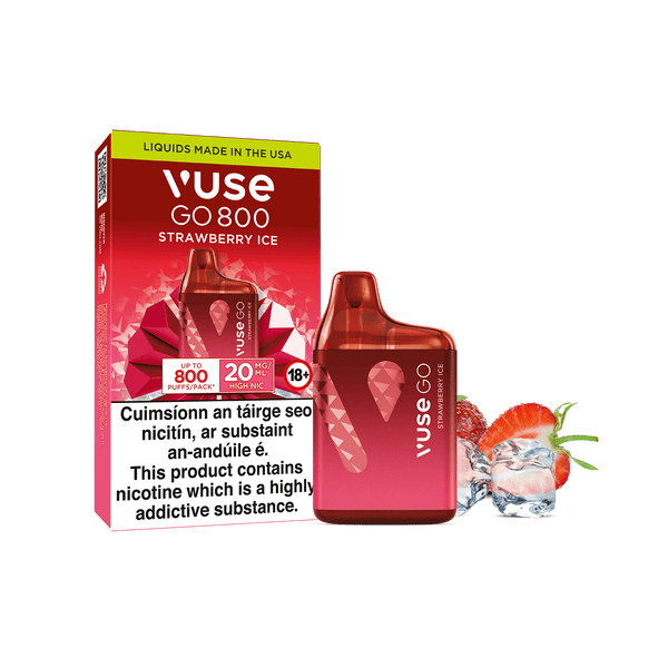 Vuse GO 800 Strawberry Ice Disposable Vape