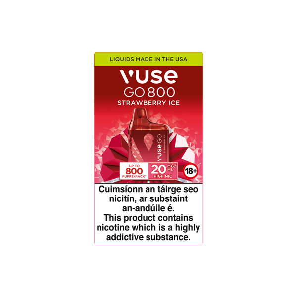 Vuse GO 800 Strawberry Ice Disposable Vape