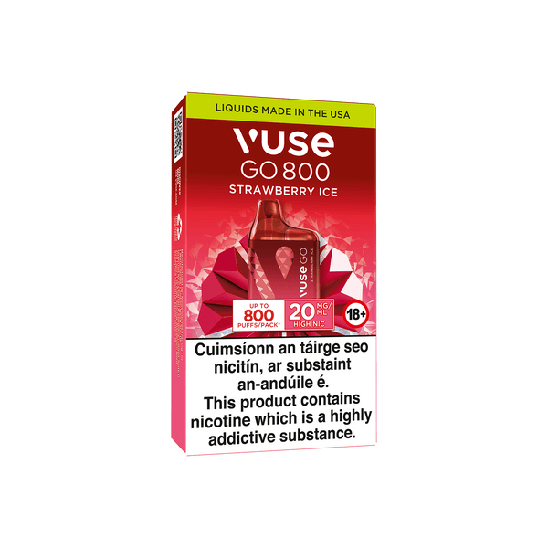 Vuse GO 800 Strawberry Ice Disposable Vape