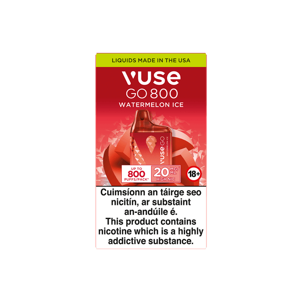 Vuse GO 800 Watermelon Ice Disposable Vape