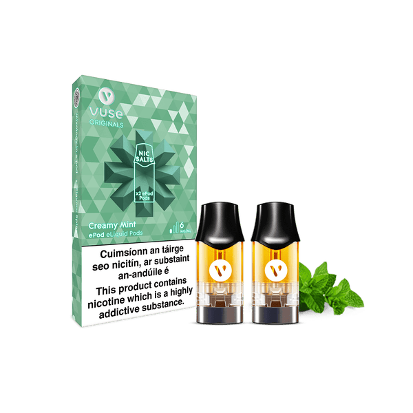 Vuse ePod Creamy Mint Nic Salts eLiquid Pods