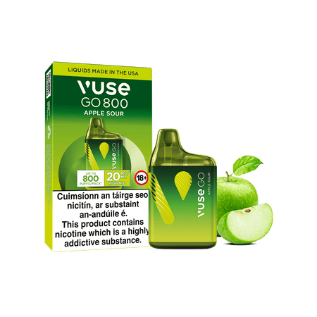 Vuse GO 800 Apple Sour Disposable Vape
