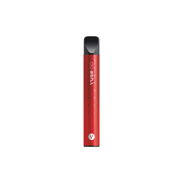 A Vuse Go 700 Strawberry Ice disposable vape