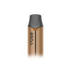 The top half of the Vuse Pro gold vape device