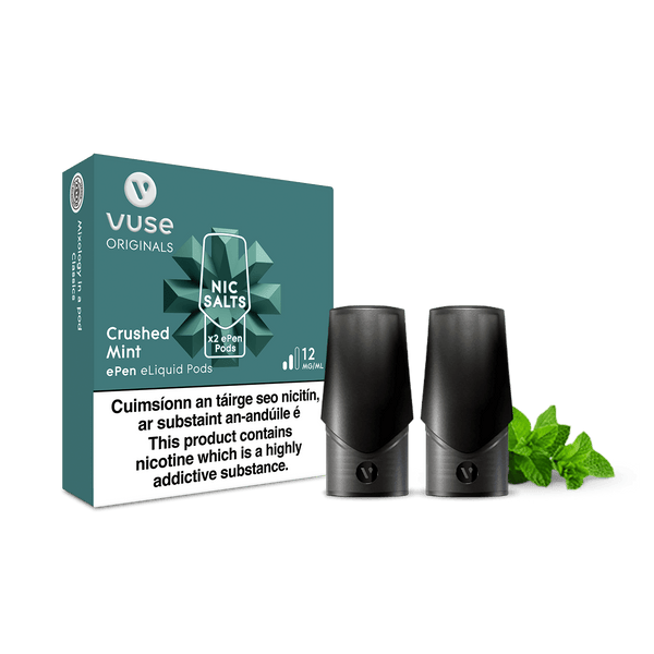 Vuse ePen Crushed Mint Nic Salts eLiquid Pods