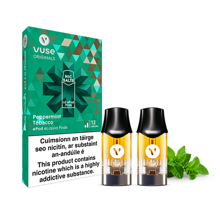Vuse ePod Peppermint Tobacco Nic Salts eLiquid Pods