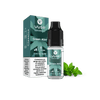 A Vuse Green Mint eLiquid bottle next to its packaging
